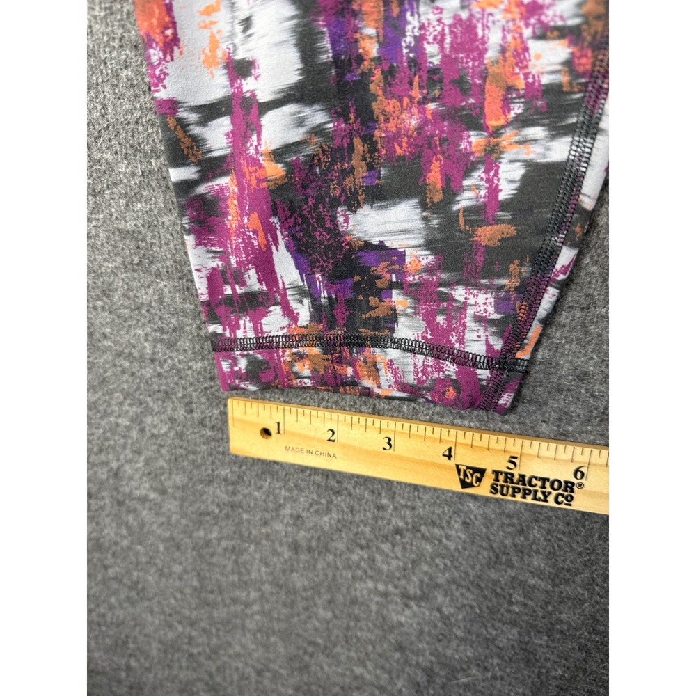 Lululemon Fast & Free Womens Size 14 Abstract Print Leggings Yoga Pants Athletic - Picture 8 of 12